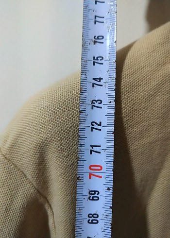 Erkek Bej Kısa Kollu Polo Tişört - Görsel 4