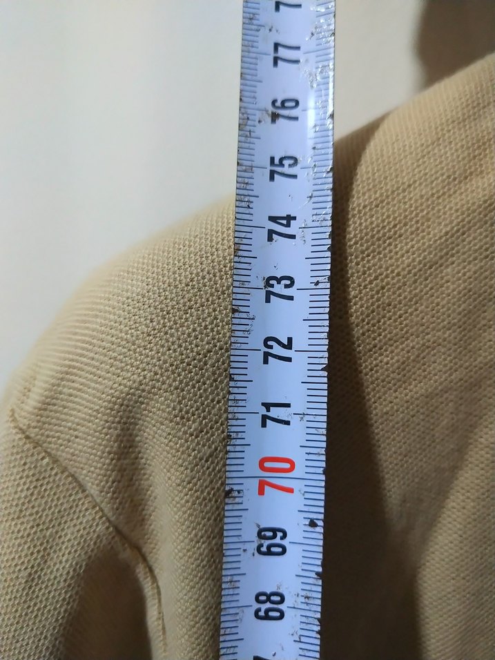 Erkek Bej Kısa Kollu Polo Tişört - Görsel 4