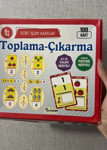Toplama-Çıkarma 100 Kartlı Eğitici Set