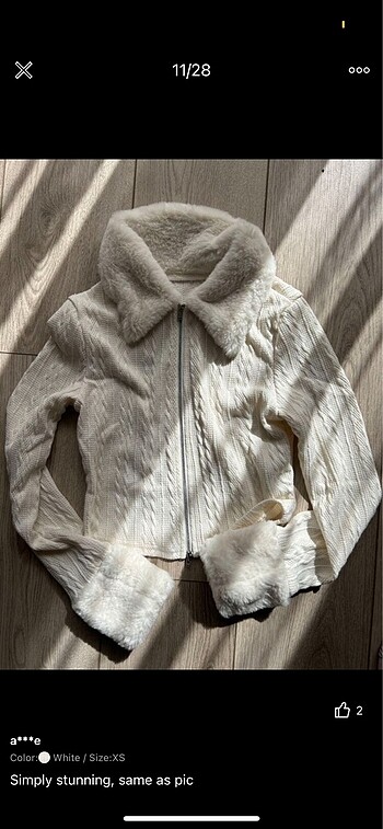 Sheinside SHEİN KÜRKLÜ HIRKA