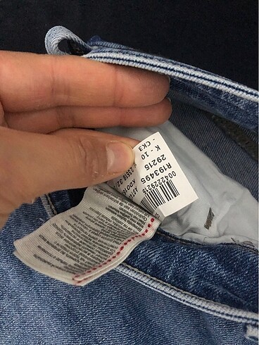 32 Beden mavi Renk ERKEK KOT PANTOLON