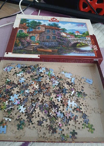 500 Parça Çok Renkli Manzara Puzzle