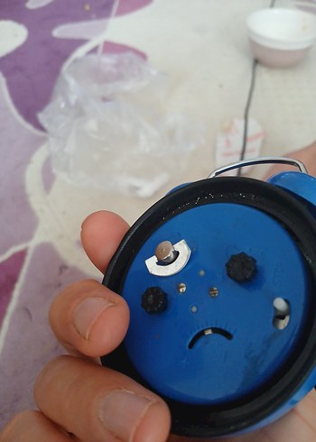 Beden Mavi Renkli Çalar Saat