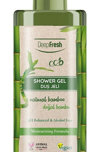 Deep Fresh Eco Serisi Doğal Bambu Duş Jeli 500 ml - Görsel 3