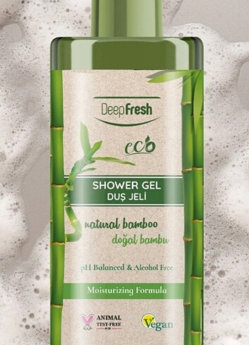 Deep Fresh Eco Serisi Doğal Bambu Duş Jeli 500 ml - Görsel 4