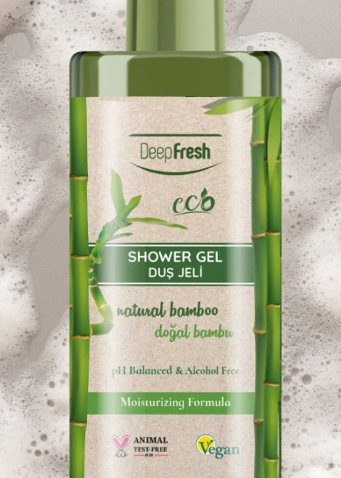 Deep Fresh Eco Serisi Doğal Bambu Duş Jeli 500 ml - Görsel 4