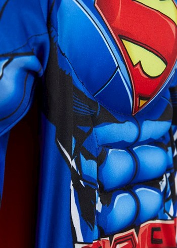 Mavi Superman Çocuk Kostümü - Görsel 3