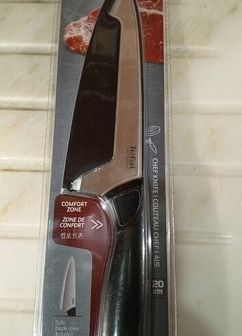 Tefal şef bıçağı 20 cm ağız kısmı orijinal Fransız paslanmaz Çel