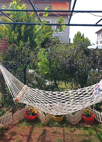 El yapımı makrome hamak