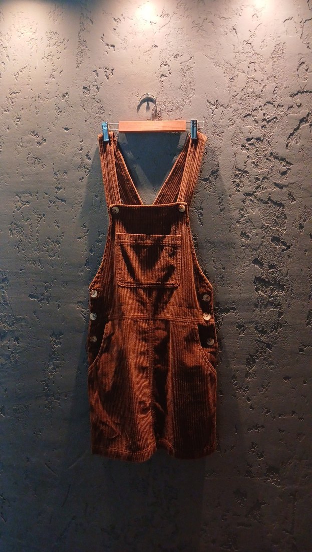 Mango Kadın Kahverengi Süet Midi Salopet etek small - Görsel 2