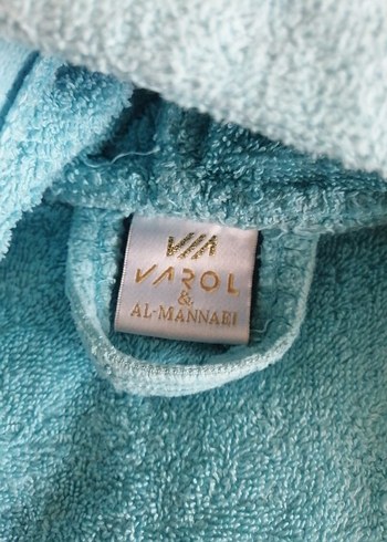 Kapüşonlu Erkek Çocuk açık mavi Bornoz - Görsel 5