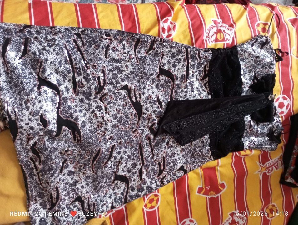 Kahverengi Yılan Desenli Mini Elbise - Görsel 5