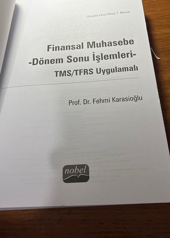 Finansal Muhasebe- Fehmi Karasioğlu - Görsel 2