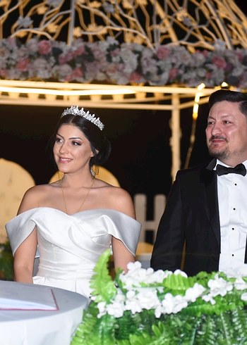 Beyaz Straplez Uzun A Kesim Gelinlik - Görsel 2