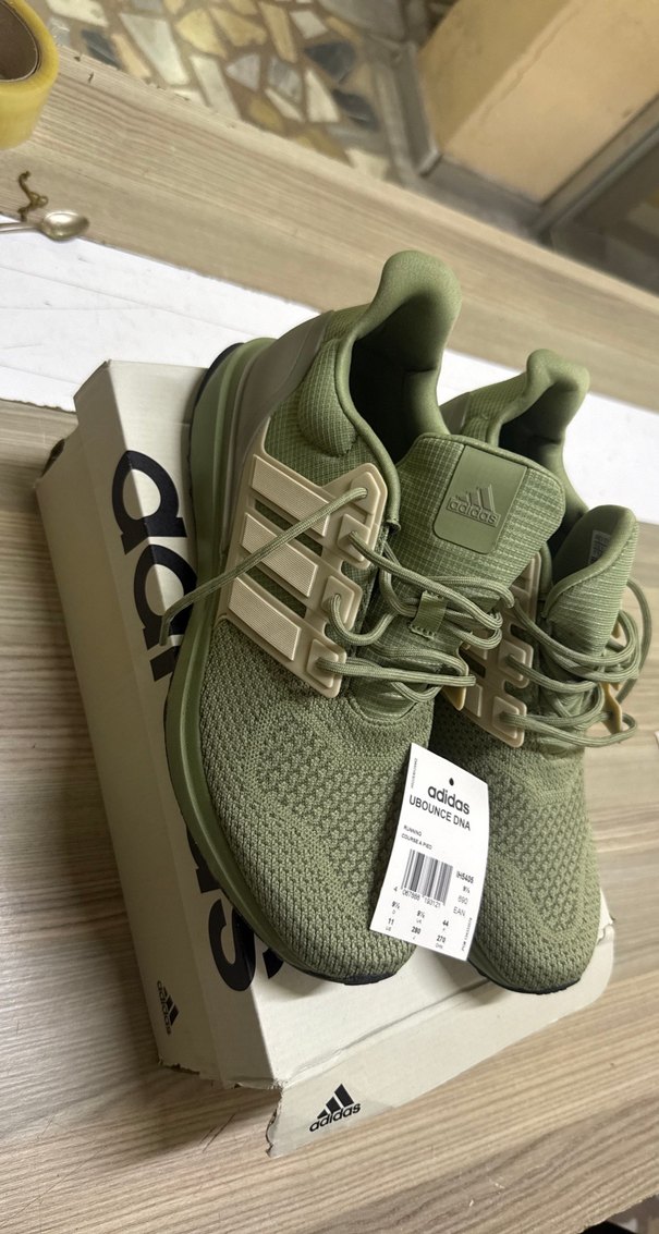 adidas UBOUNCE DNA Yeşil Erkek Spor Ayakkabı - Görsel 4