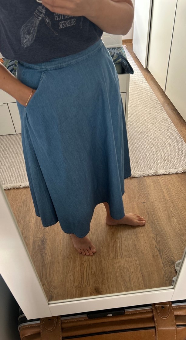 Oxxo Kloş Midi Etek - Görsel 3