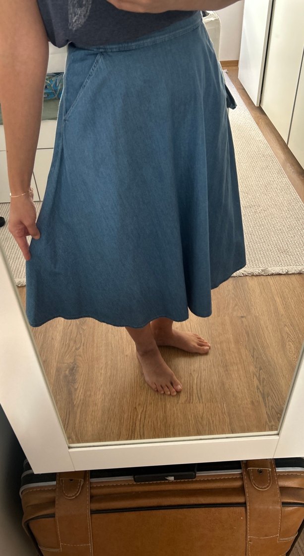 Oxxo Kloş Midi Etek - Görsel 4