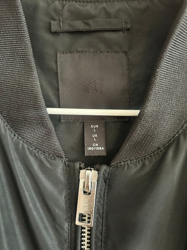 Siyah Fermuarlı Erkek Bomber Ceket - Görsel 4