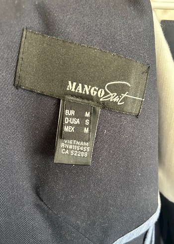 Düğmeli Koyu Mavi Kadın Blazer Ceket - Görsel 3