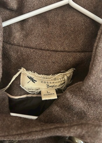 Kahverengi Çift Düğmeli Kaban - Görsel 6