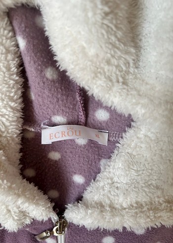 Mor Puantiyeli Tulum Pijama - Görsel 3