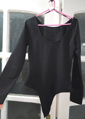 Uzun Kollu Siyah Kadın Bluz - Görsel 3