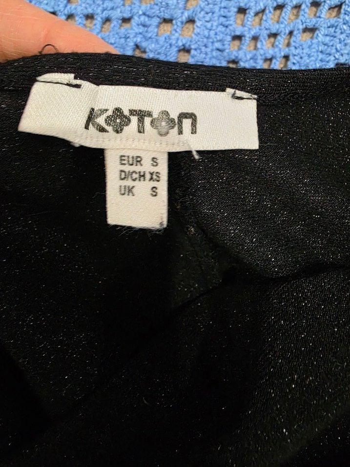 Uzun Kollu Siyah Kadın Bluz - Görsel 5