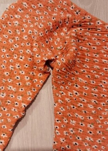 V Yaka Uzun Kollu Fitilli Kadın Bluz - Görsel 3