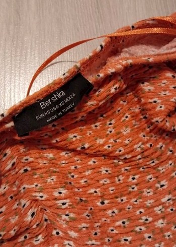 V Yaka Uzun Kollu Fitilli Kadın Bluz - Görsel 4