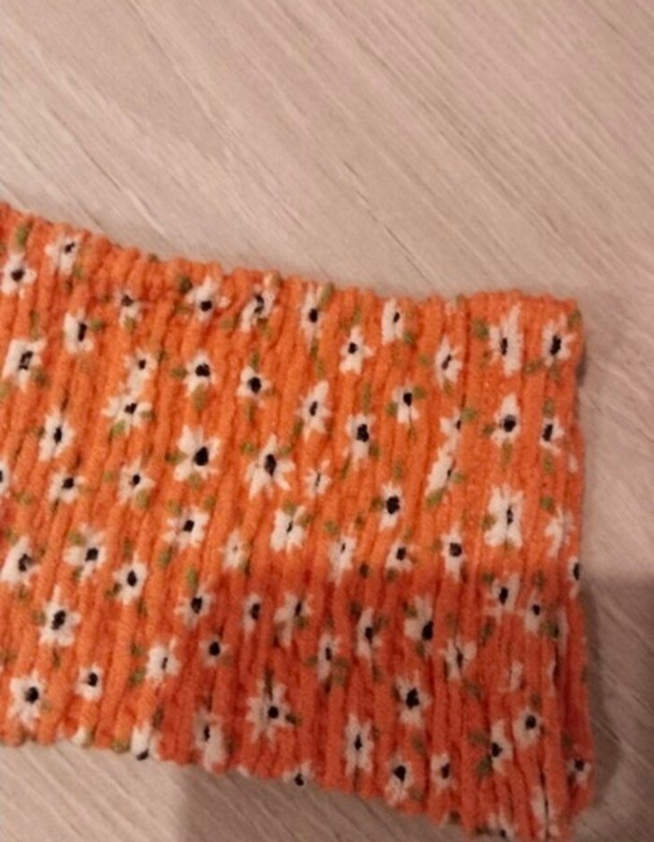 V Yaka Uzun Kollu Fitilli Kadın Bluz - Görsel 5