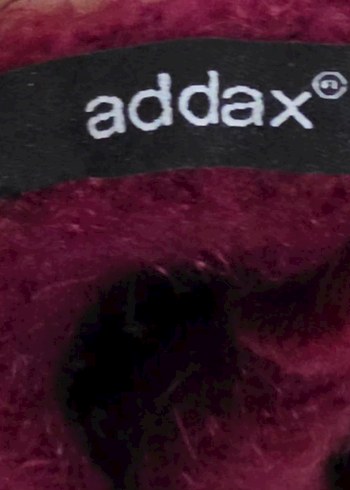 Bordo V Yaka Örgü Kadın Kazak - Görsel 4