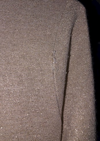 Bej u Yaka Uzun Kollu Kadın Bluz - Görsel 4