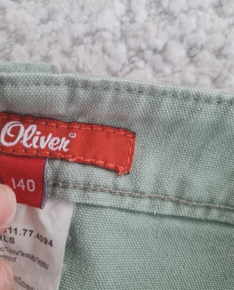 Kadın Haki Denim Midi Etek Fermuarlı - Görsel 2