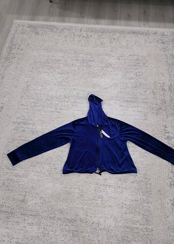 Kapüşonlu Fermuarlı Kadın Sweatshirt - Görsel 3