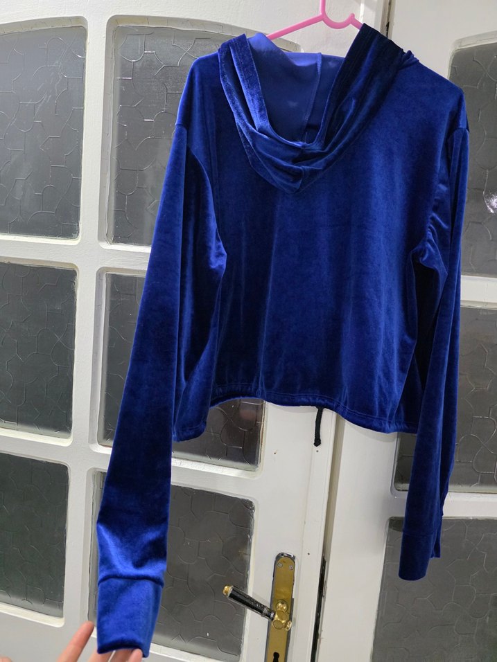 Kapüşonlu Fermuarlı Kadın Sweatshirt - Görsel 2