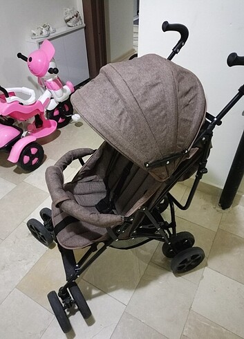0 - 13 kg Beden kahverengi Renk Baston bebek arabası