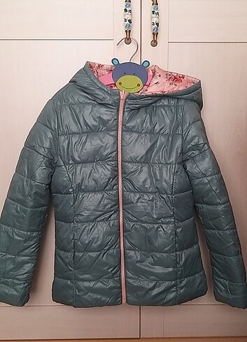 8 Yaş Beden Benetton Çift Taraflı Mont