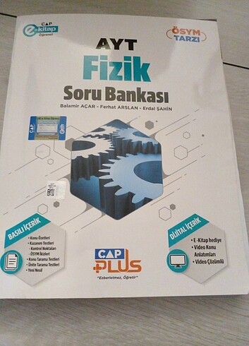 Çap plus ayt fizik soru bankası