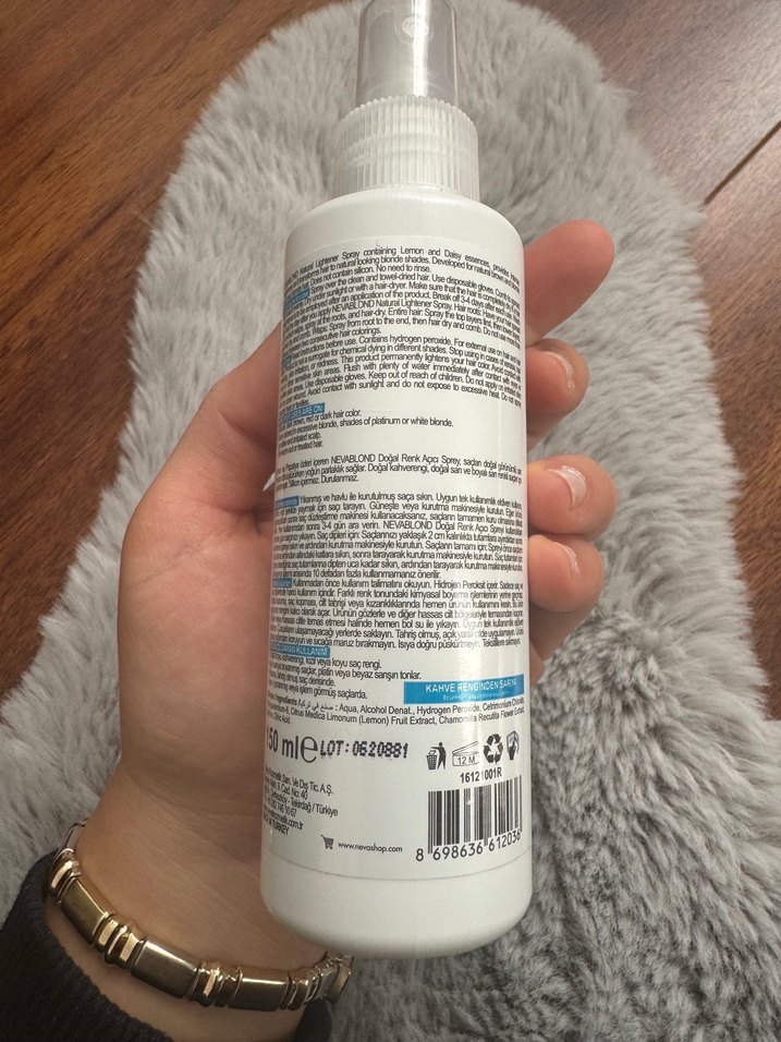 NEVA Nevablond Doğal Renk Açıcı Sprey - Görsel 2