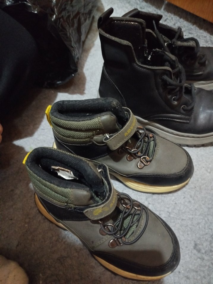 Gri Yılan Desenli Erkek Çocuk Botu - Görsel 2