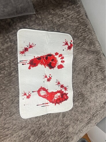 Baskı desenli banyo paspası