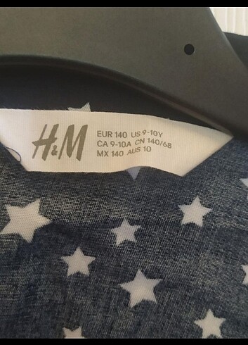 H&M Kız çocuk gömlek 9 yas