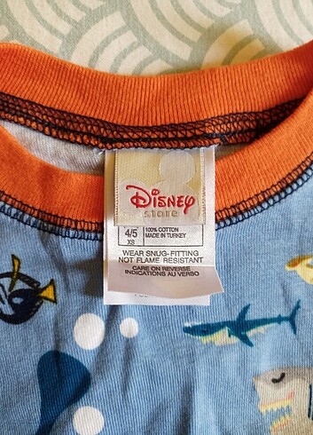 Walt Disney World Disney Nemo Erkek Çocuk Pijama Üstü 