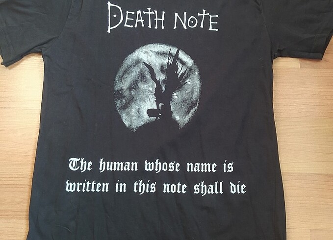 Diğer Siyah Death Note T-shirt 
