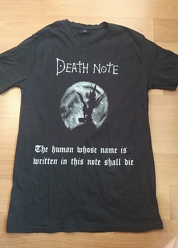 Siyah Death Note T-shirt 
