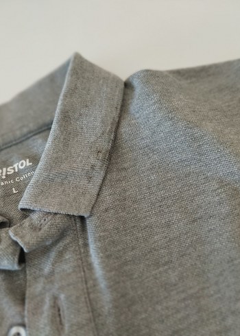 Andy Wawa Düğmeli Gri Erkek Polo Tişört L