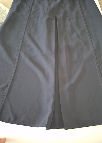 Düz Kesim lacivert  uzun teseddür etek az giyildi - Görsel 3