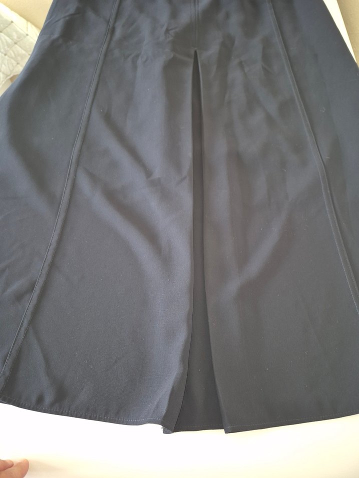 Düz Kesim lacivert  uzun teseddür etek az giyildi - Görsel 3