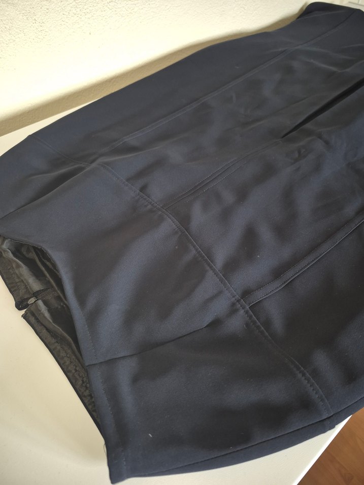 Düz Kesim lacivert  uzun teseddür etek az giyildi - Görsel 2