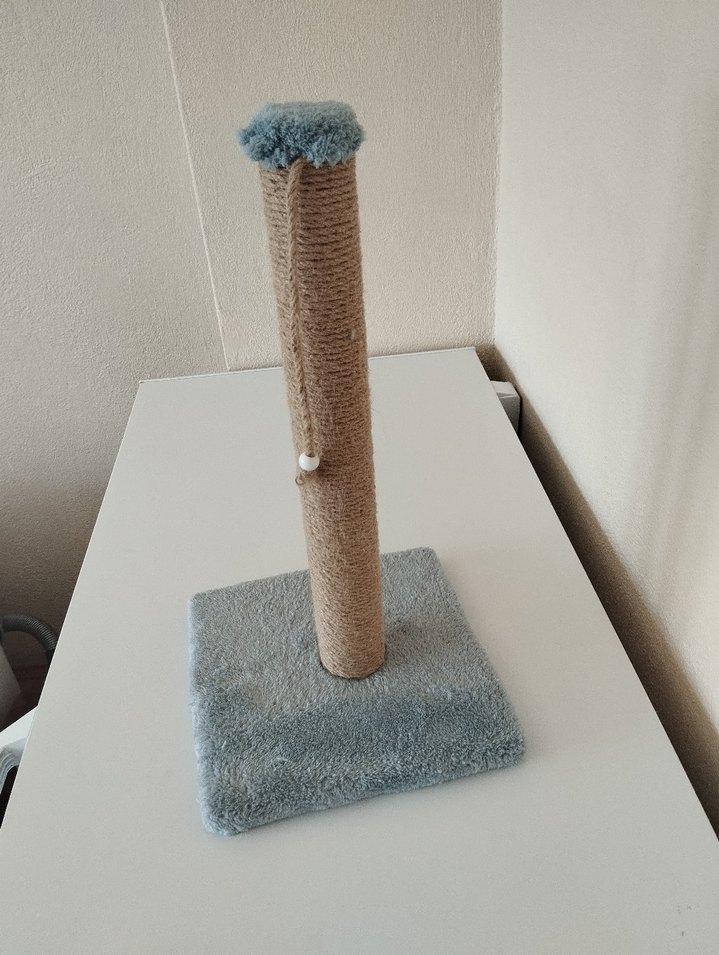 mavi Tüylü Kedi Tırmalama Tahtası - Görsel 2